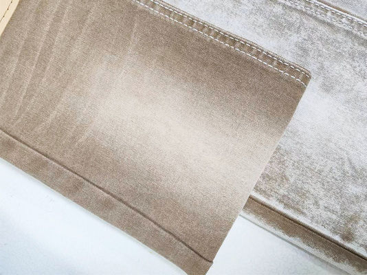 Goede prijs Kleurrijke lichte stretch denim stof in khaki online