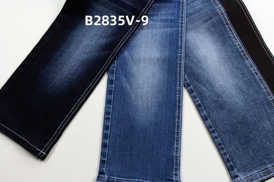 Goede prijs verkrijgbaar rekbaar middengewicht donkerblauw kleur denim stof klaargoederen voor jeans maken online
