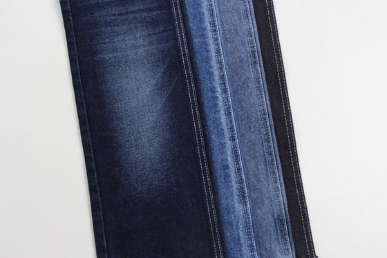 Goede prijs Groothandel 100% katoen donkerblauw rigide denim stoffen voor jeans online