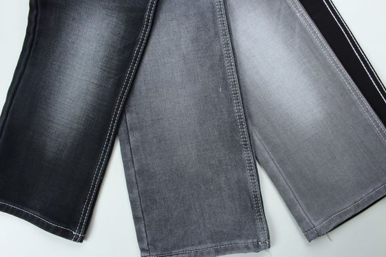 Goede prijs 11.5 oz zwarte en kleurrijke achterkant dubbel laag denim jeans stof online