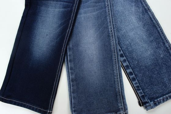Goede prijs 11.5 oz Blauw en Blauw Achterkant Dubbellaag Denim Jeans Stof online