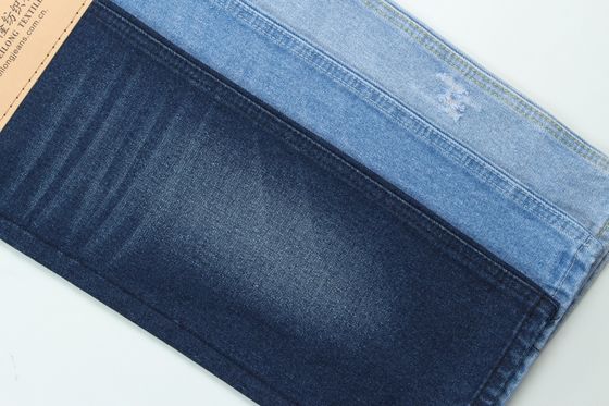 Goede prijs 9000 Yards 13 Oz TC Denim Stof In Donker Blauw online