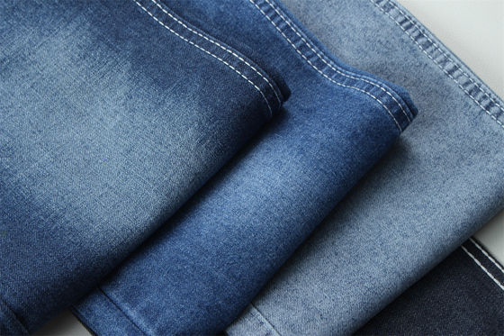 Goede prijs Modetrend Recycling katoen Denim Stof 100% Recycling katoen 7 OZ Eco-vriendelijk online