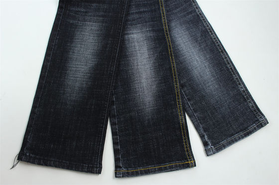Goede prijs Donkerblauwgrijzige, kruisgesneden, laag katoen, spandex, denimstof voor jeans online