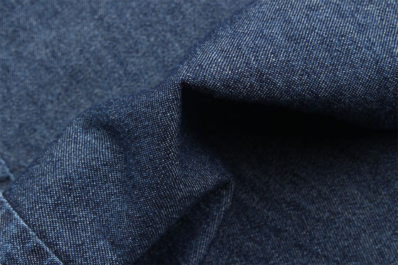 Goede prijs 5 gram 100% katoen Indigo blauw rigide denim jeans stof voor shirts online