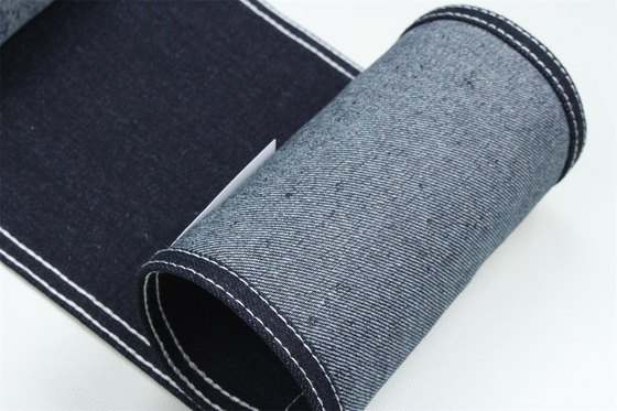 Recycled Fiber Denim Stof In Een Heel Diep Blauw 11,5 Oz Hoog Elasticiteit