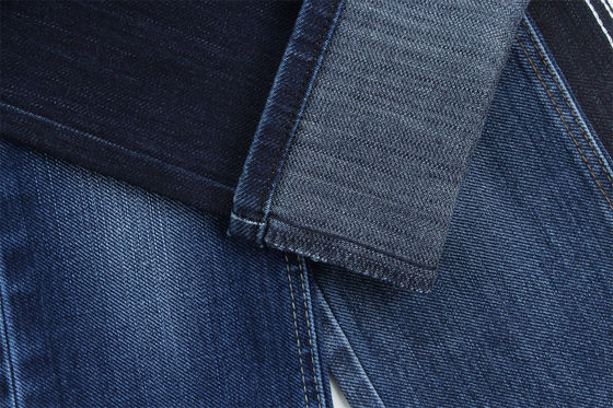 Sanforiseren Speciaal Geweven Katoen Polyester Spandex Slub Stretch Denim Stof