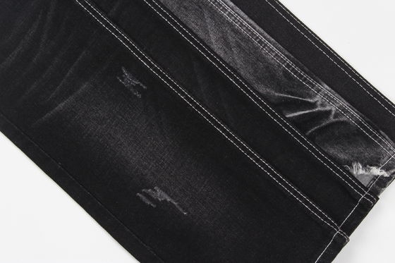 Topkwaliteit Donker Zwart Stretch Denim Stof Voor Jeans