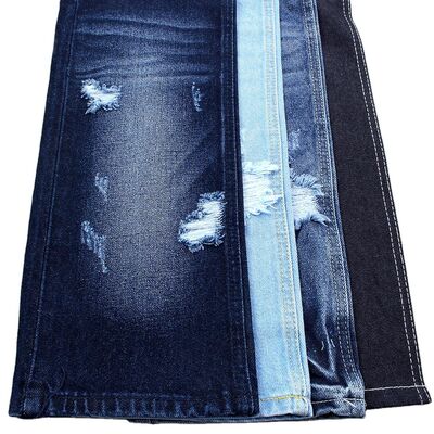 100% Katoen Super Donkerblauwe Stugge Denim Stof voor Jeans