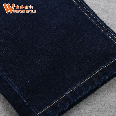 Goede prijs Groothandel 10oz Denim Stof Bedrukt Katoen Polyester Gebroken Keper Geweven voor Kleding Rokken Jeans online