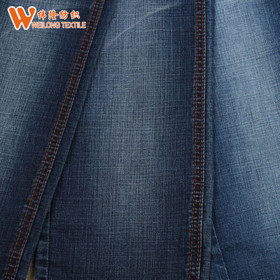 Goede prijs China Stocklot Katoen Poly Stretch Denim Stof voor Jeans Kleding online