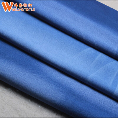 Goede prijs Hot Sell Colourful Blue Viscose Cotton Stretch Denim Fabric Manufacturers online
