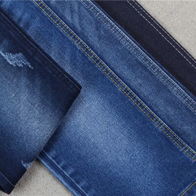 Goede prijs 10s Open End Garens Denim Stof Dames Stretch Jeans Gemiddeld Gewicht Volle breedte 160cm online