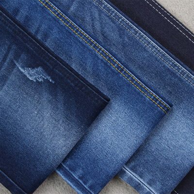 Goede prijs Warm verkopen 10,5 oz Katoen Polyester Stretch Denim Jeans Stof voor mannen Jeans online