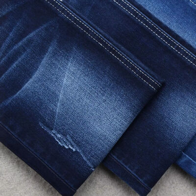 Goede prijs 160 cm Katoen Stretch 10,3 oz Indigo Denim Stof Materiaal Jeans Prijs online