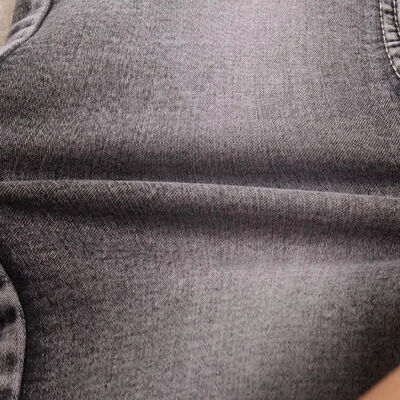 Goede prijs Satin Super Stretch Denim Jeans Eco-Friendly Polyester Stof voor Jurken Tassen Schoenen Home Textiel Gecoat Geverfd Effen GRS online