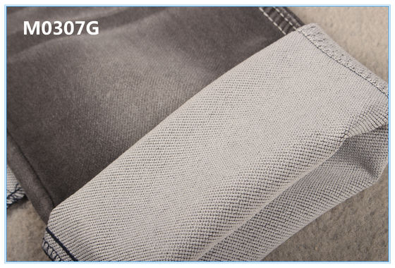 Normale afwerking gebreide denim stof 7.5oz dubbele laag weefsel