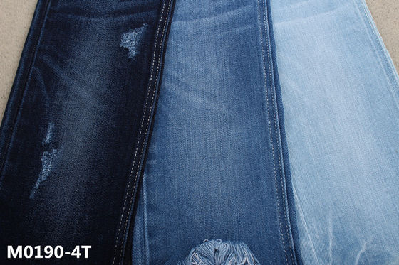 Goede prijs 390gsm Dual Core-Elastiek 94 Katoen 4 Spandex-de Materiële Stof van het Lont Elastische Denim online