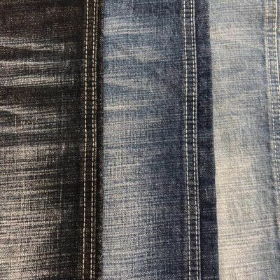 van de Katoenen 1% Spandex van 12.6oz 99% van de Rekcrosshatch Keperstoflont het Denimstof voor de Jeansmens