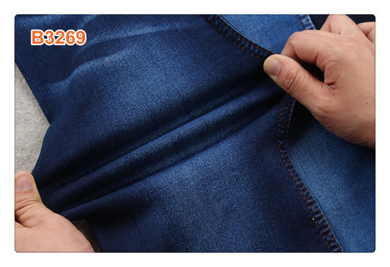 Goede prijs van het Katoenen 24% van 9oz 73% Katoenen van de het Denim Textielstof Polyestersatijn Jeansmateriaal online