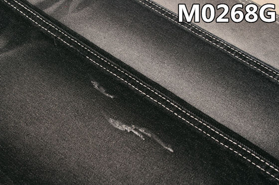 Goede prijs 81 katoen 18 Polyester 1 van Katoenen van Spandex Zwavel Geverfte het Denimstof Polyesterspandex online