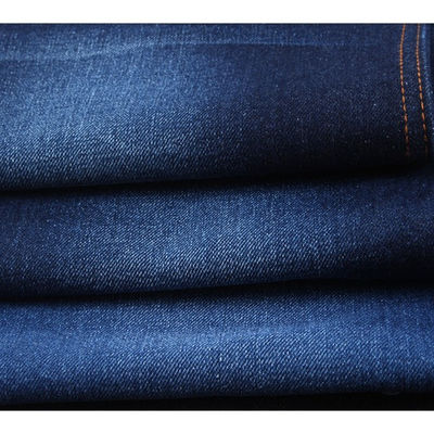 Goede prijs 90 katoen 10 Ruwe het Denimstof van de polyester12.5oz donkere indigo voor Overalljeans online