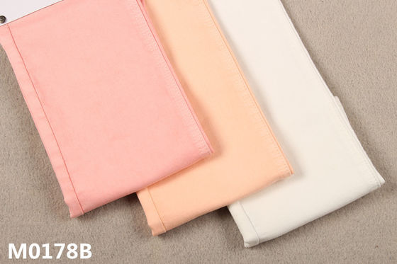 Goede prijs Klaar voor het Sterven 9 Oz 305gsm breide de Dubbele Laag de Valse Stof van het Denim Materiële Beige Denim online