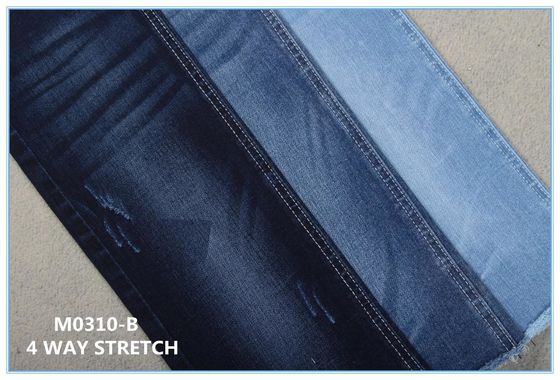 Goede prijs Jeans 10,5 Oz 85 Katoen 13 Polyester 2 Spandex 4 het Denimstof van de Manierrek online