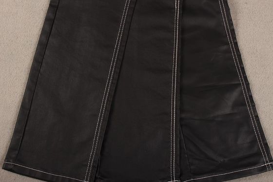 Goede prijs 8,5 oz het Gebroken het Textielproduct Met een laag bedekte Oppervlakte van het Keperstofdenim Speciale Eindigen online