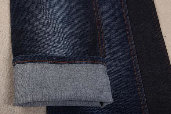 Goede prijs 9,4 van de de Katoenen Lontoz Indigo van Spandex maakten Elastische Denimstof in reliëf online