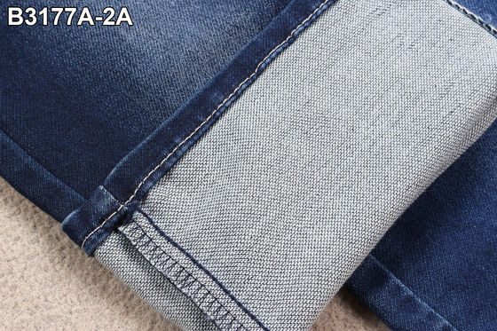 Goede prijs 9,5 van de de Keperstofstof van het Ons Vals Breiend Denim van de de Lagenrek Dubbel Jeansmateriaal online